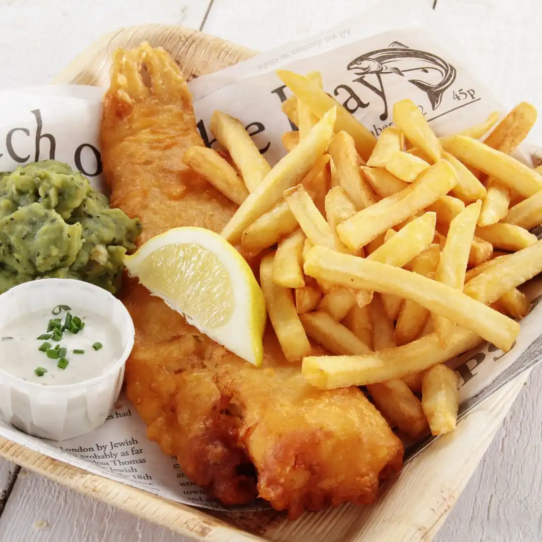 Englisches Essen - Fish and Chips